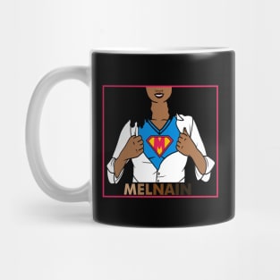 Afro African Woman, Melanin Superhero Mug